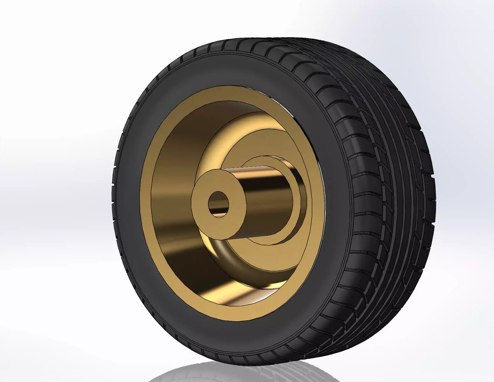 Wheel BBS RS 17inch for scale model 3D print model_6