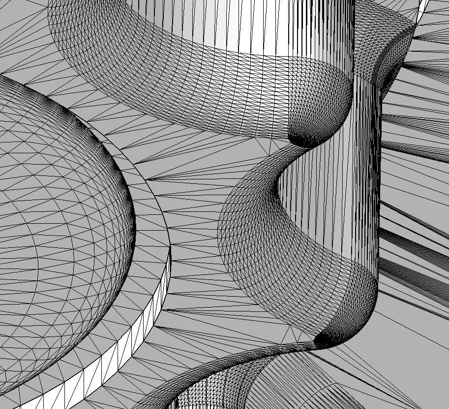 Wheel BBS RS 17inch for scale model 3D print model_18