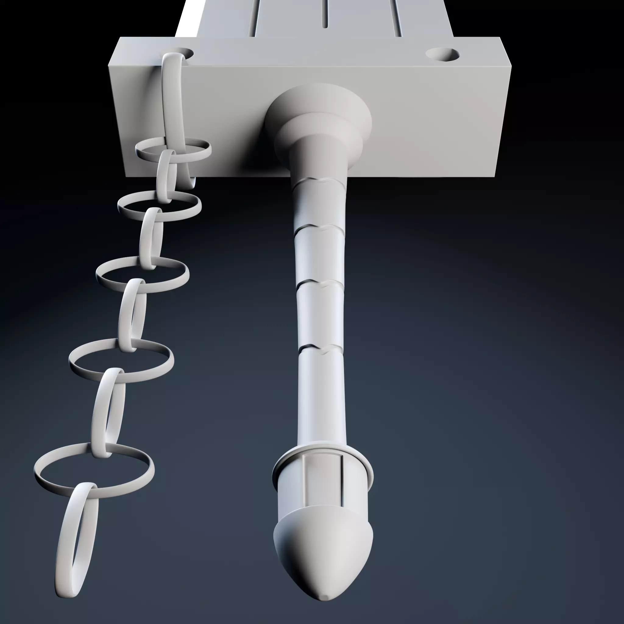 Fantasy Sword Celestial Edge 3D Model Low-poly 3D model_8