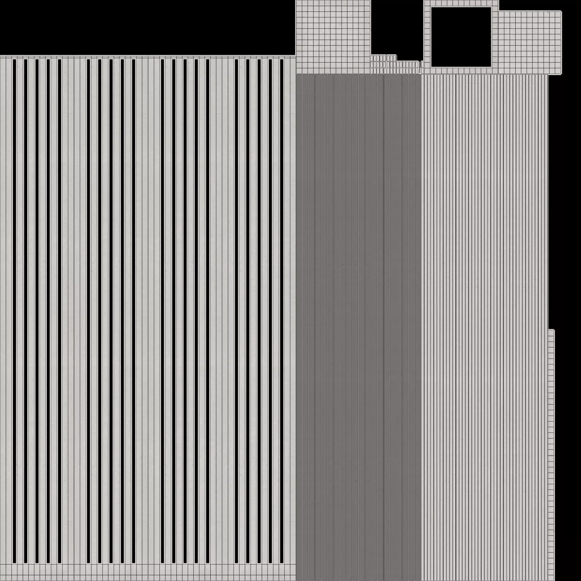 Paper Skyscraper V2 Low-poly 3D model_7