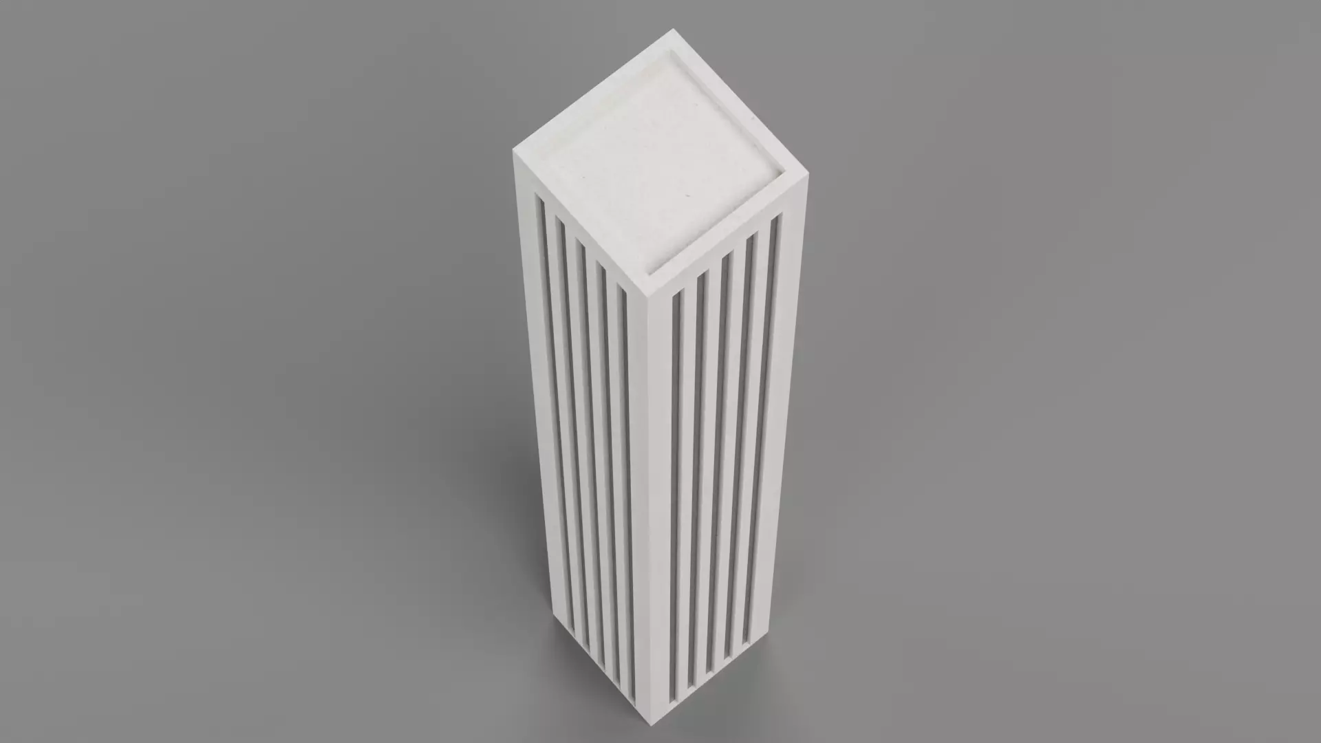 Paper Skyscraper V2 Low-poly 3D model_5