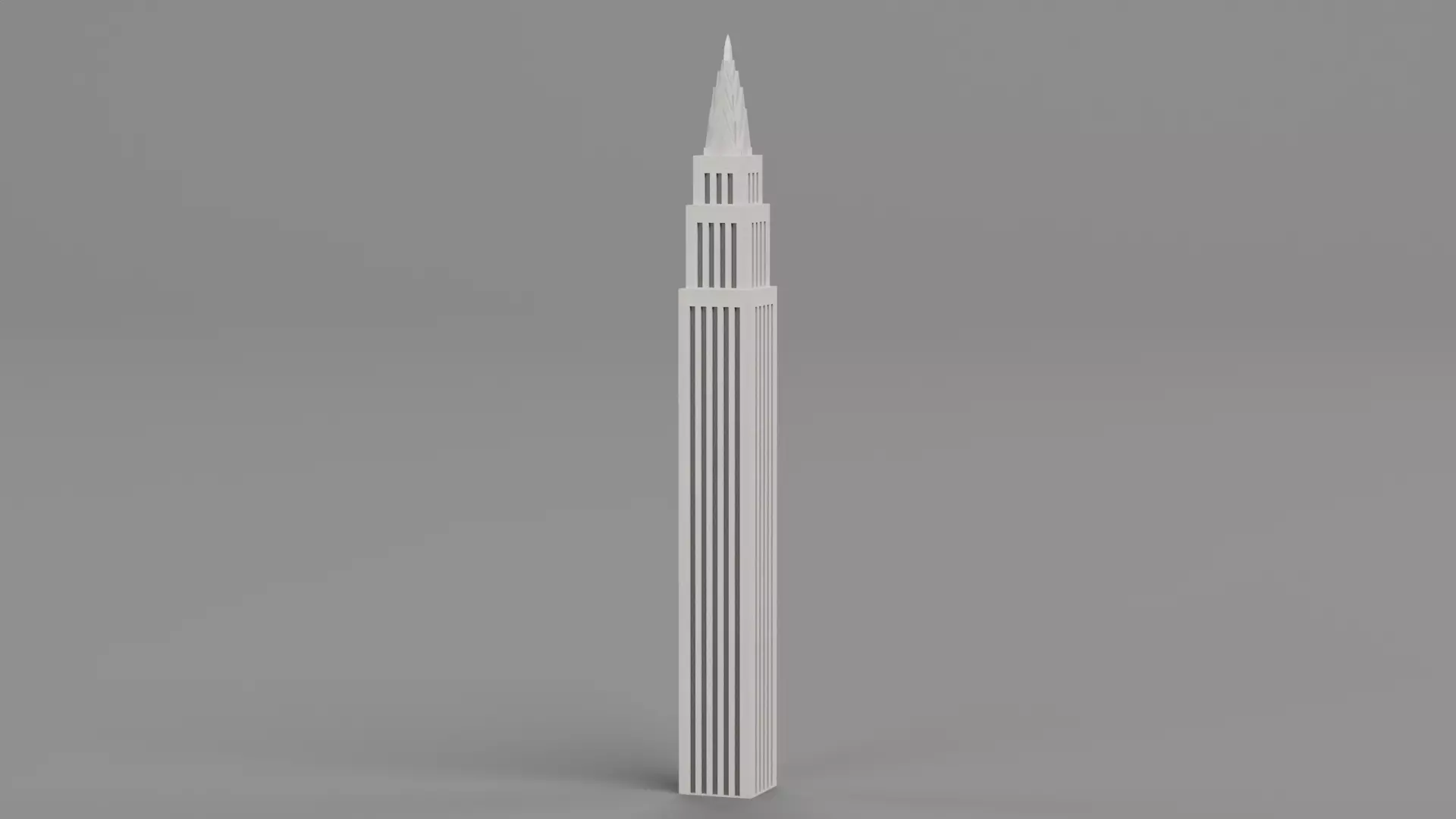 Paper Skyscraper V4 Low-poly 3D model_2
