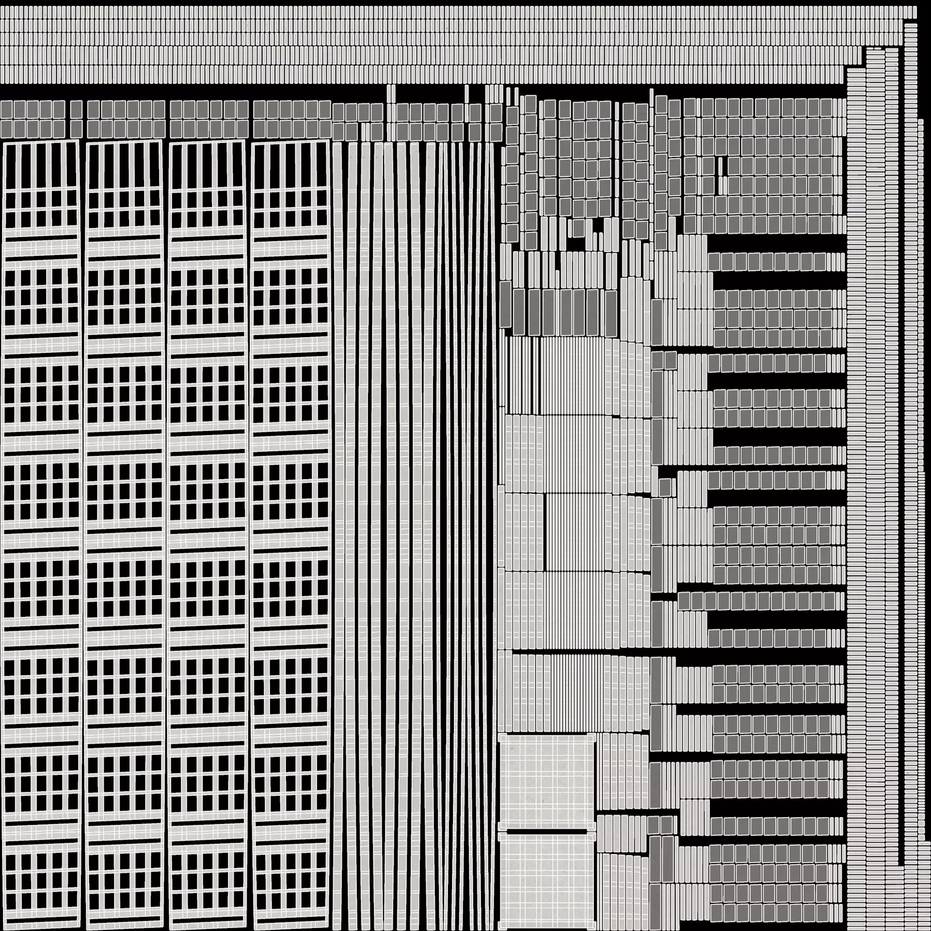 Paper Skyscraper V5 Low-poly 3D model_7