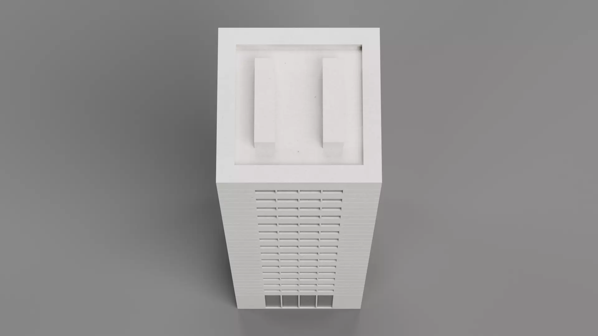 Paper Skyscraper V6 Low-poly 3D model_6