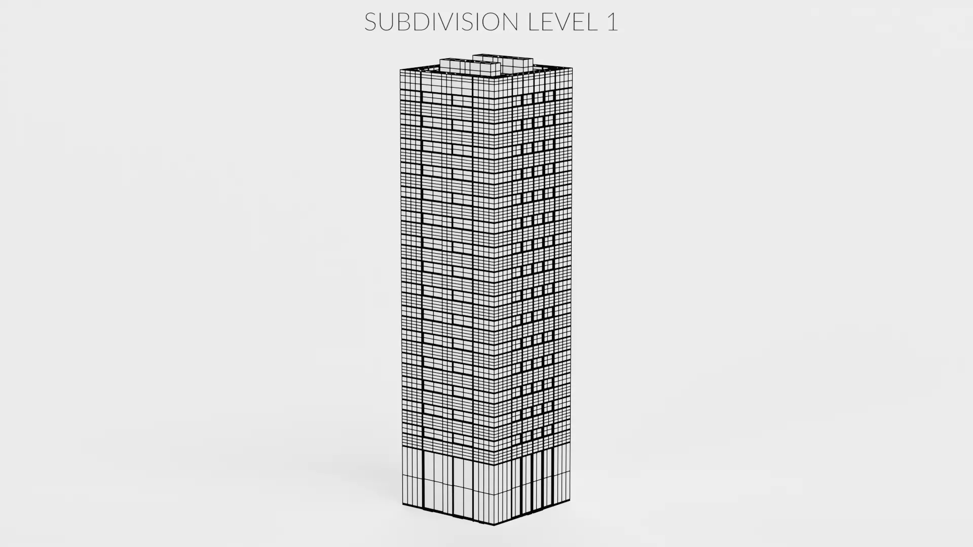 Paper Skyscraper V6 Low-poly 3D model_11