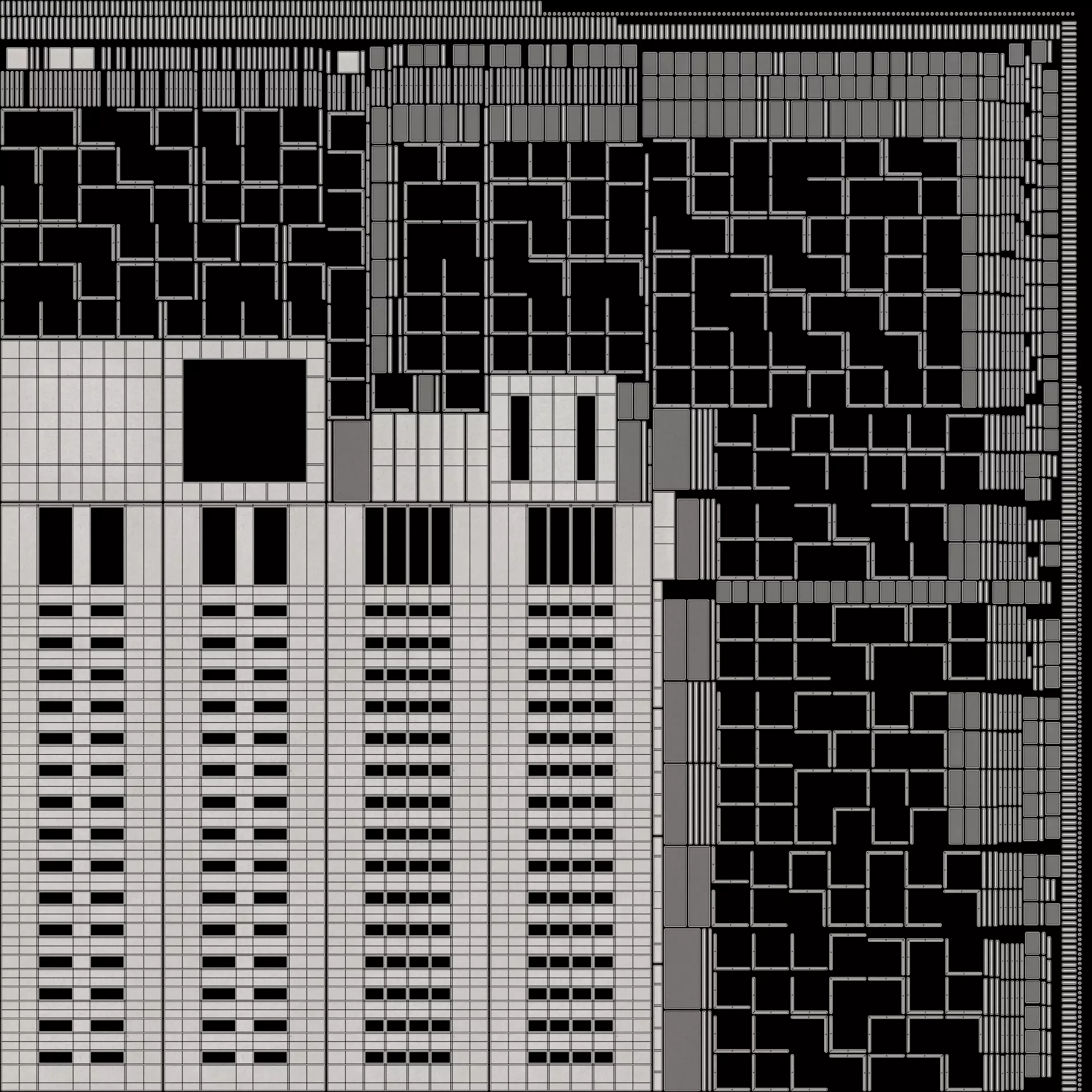 Paper Skyscraper V6 Low-poly 3D model_7