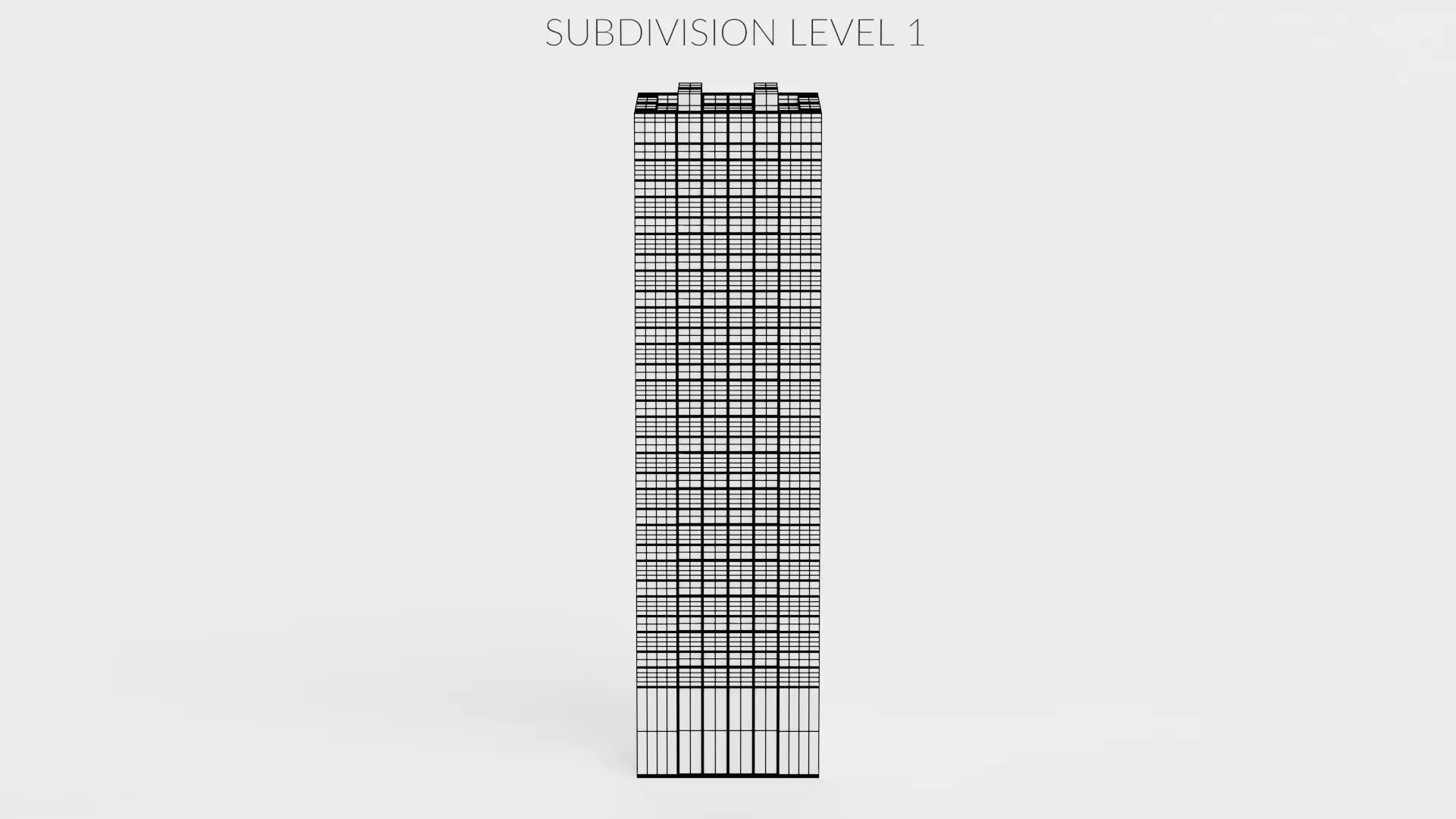 Paper Skyscraper V6 Low-poly 3D model_9