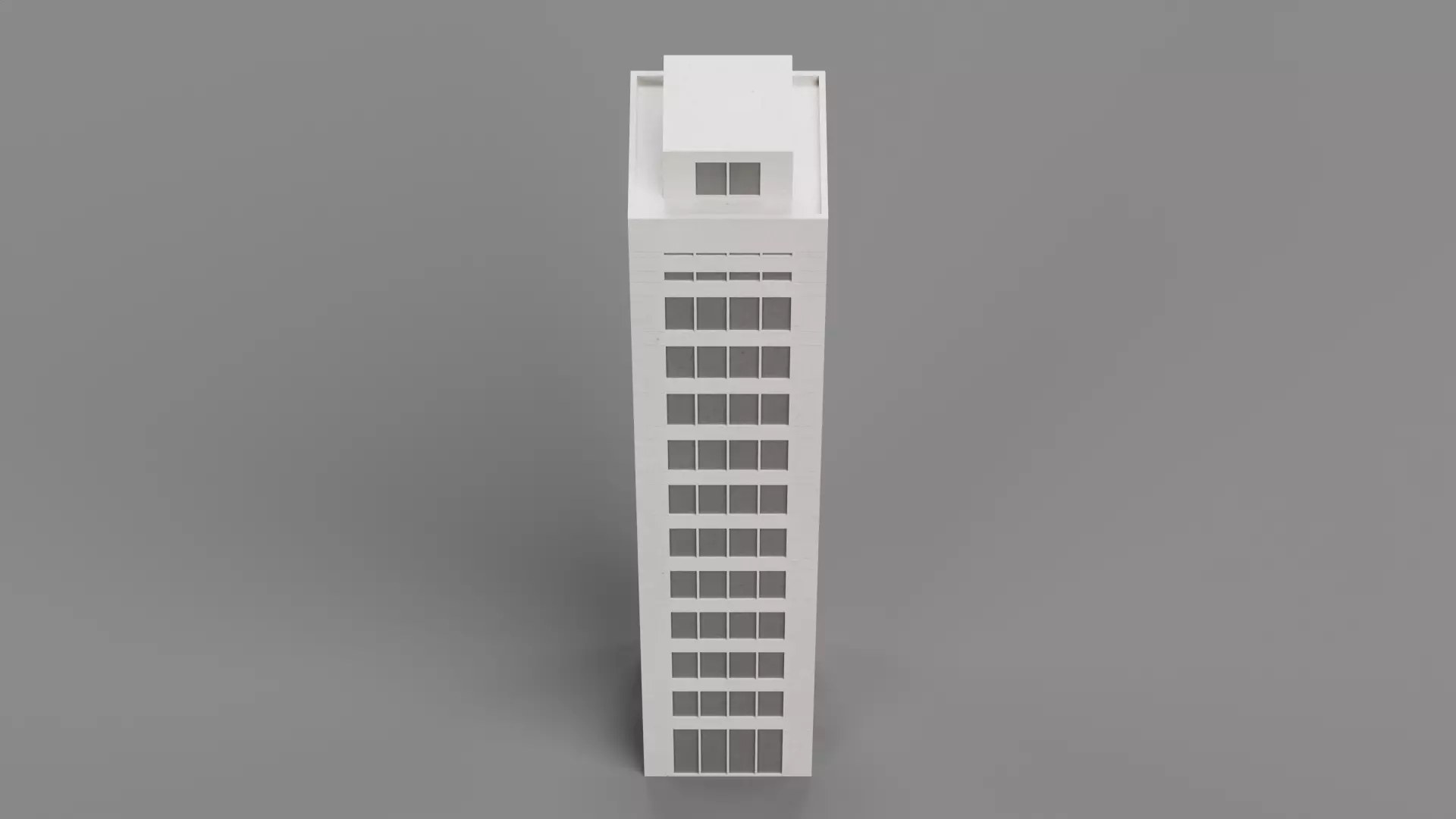 Paper Skyscraper V7 Low-poly 3D model_4