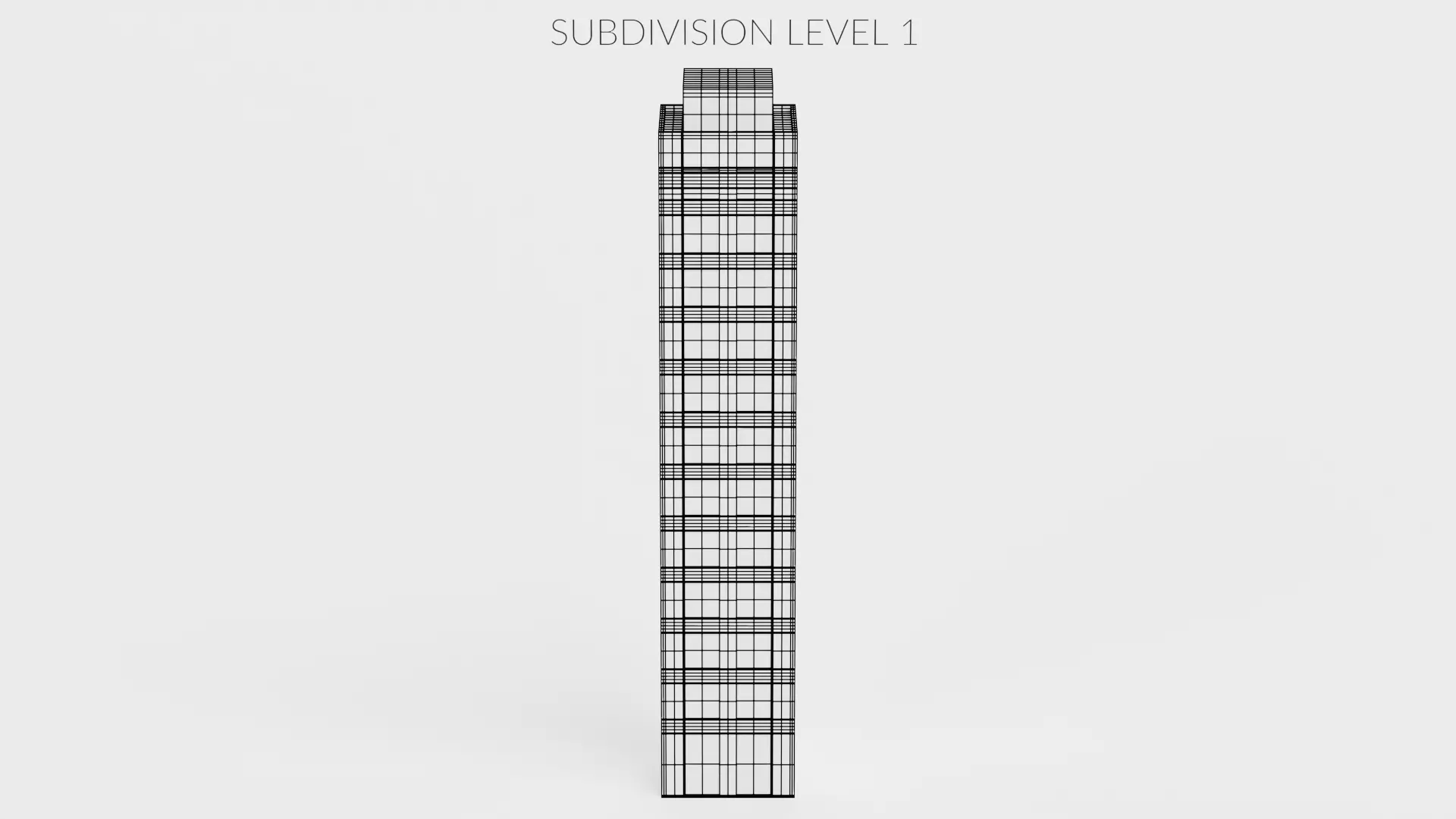 Paper Skyscraper V7 Low-poly 3D model_11