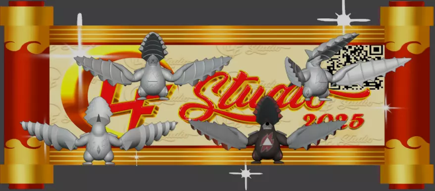 Pokemon Mega Excadrill 3D print model_1