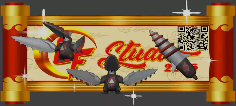 Pokemon Mega Excadrill 3D print model_0