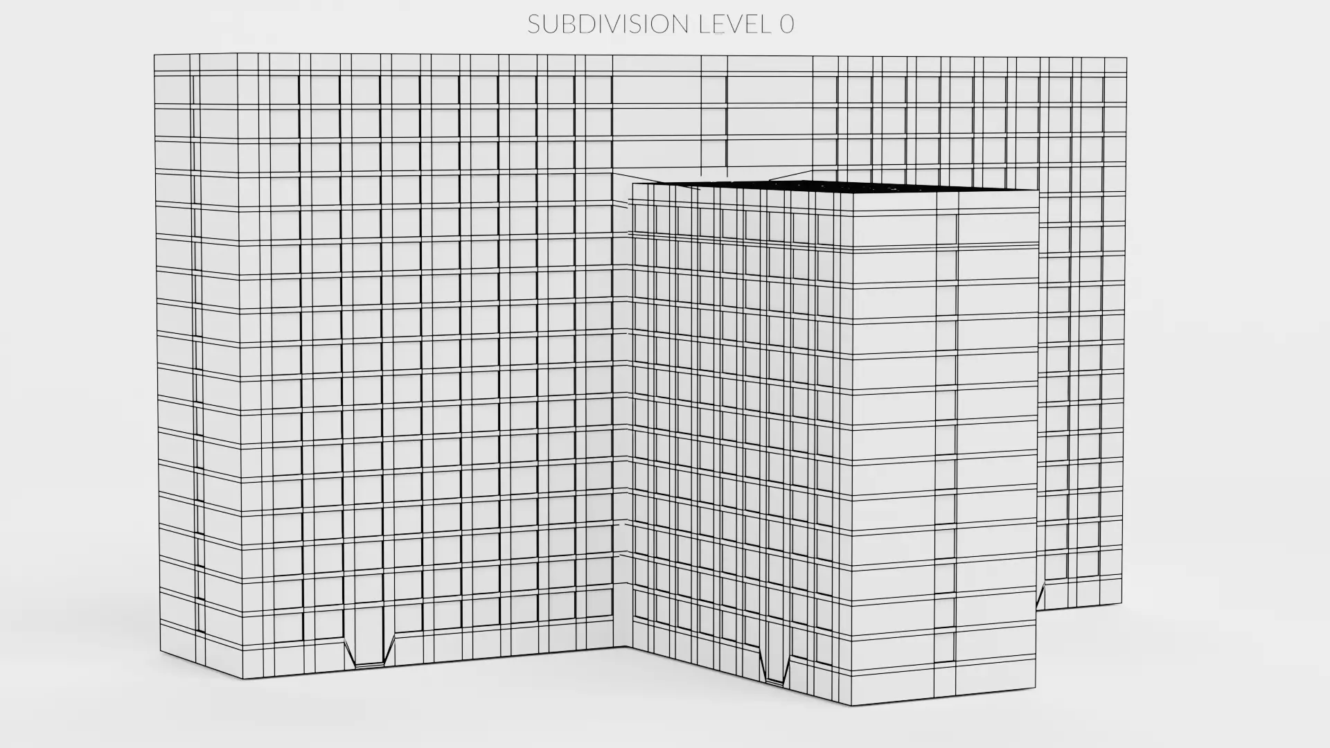 Paper Skyscraper V11 Low-poly 3D model_8