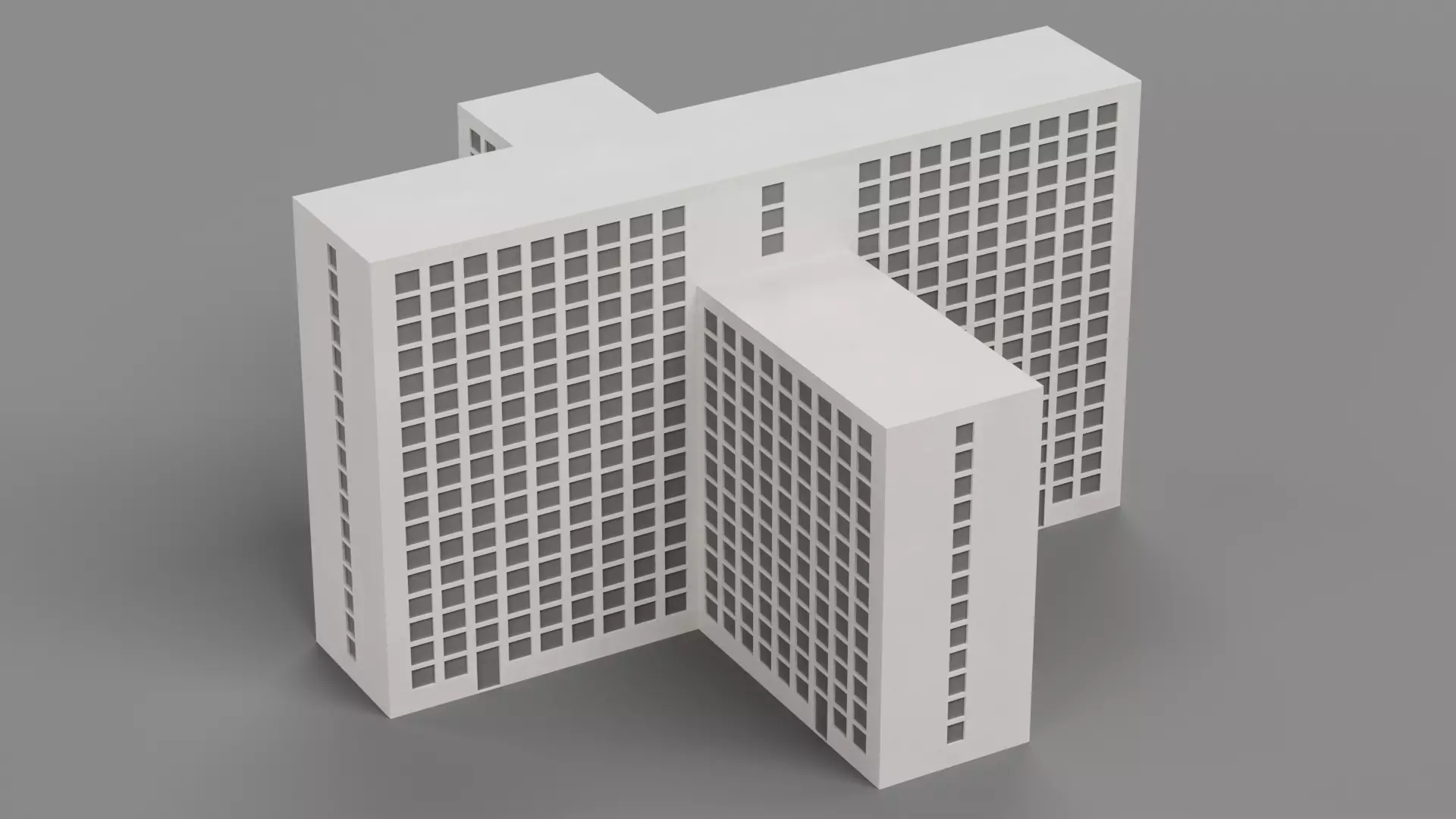 Paper Skyscraper V11 Low-poly 3D model_4