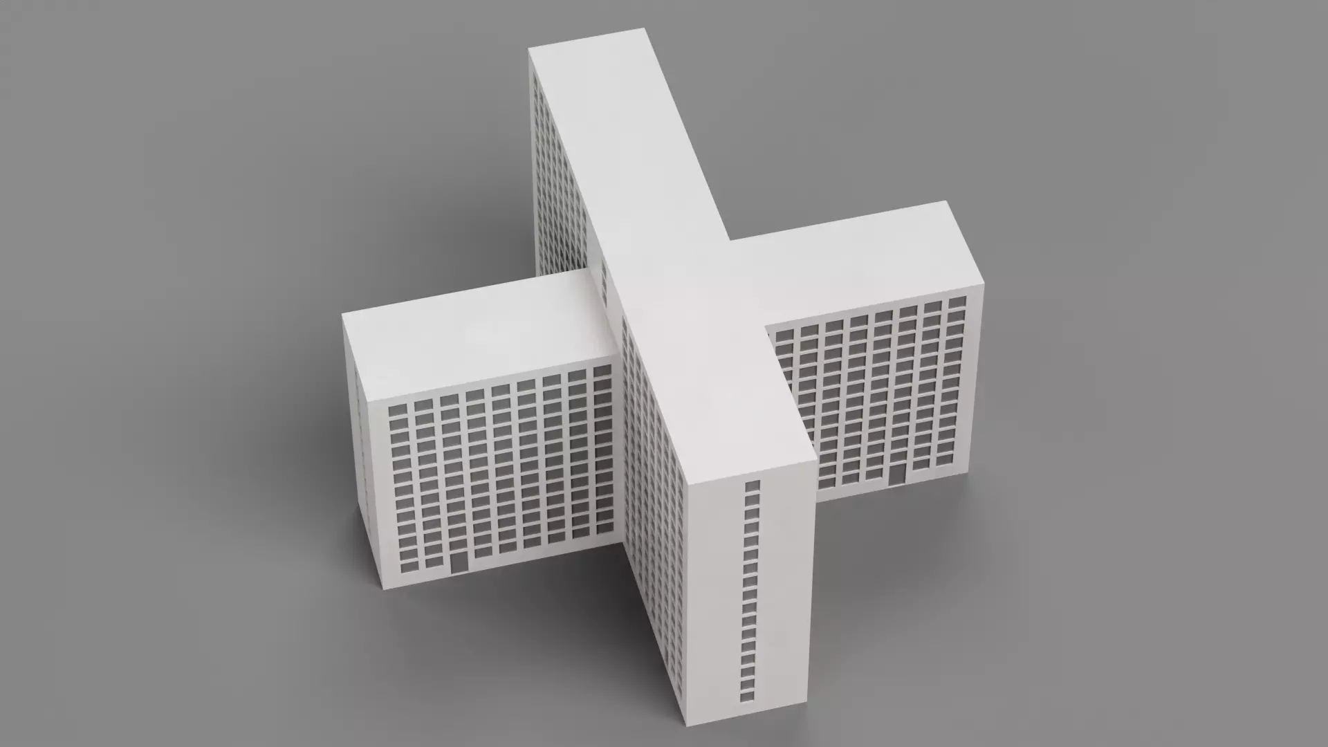 Paper Skyscraper V11 Low-poly 3D model_5
