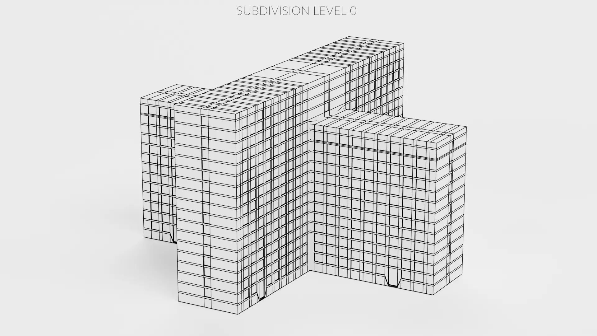 Paper Skyscraper V11 Low-poly 3D model_10