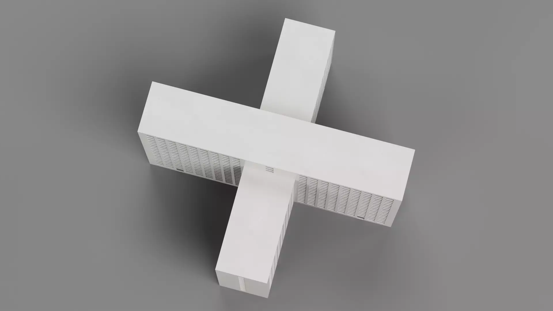 Paper Skyscraper V11 Low-poly 3D model_6