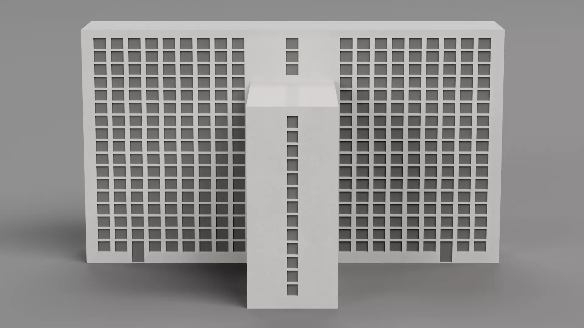 Paper Skyscraper V11 Low-poly 3D model_3