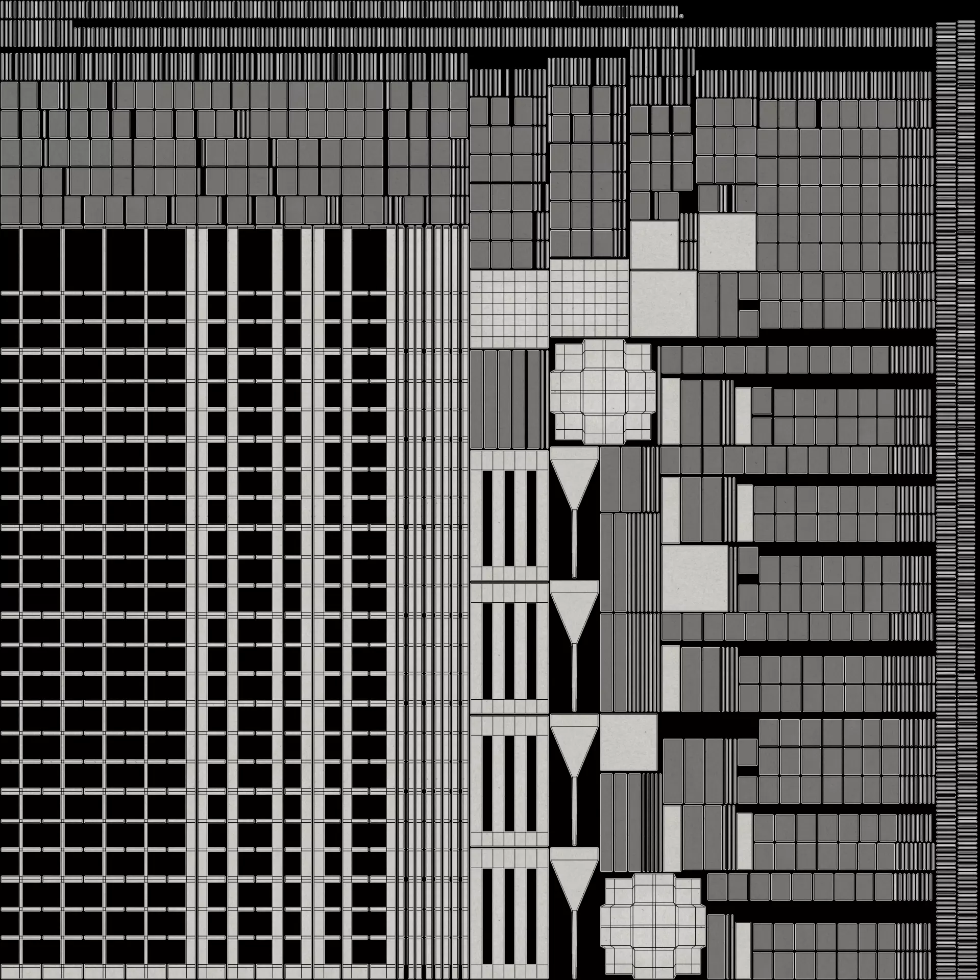 Paper Skyscraper V12 Low-poly 3D model_7