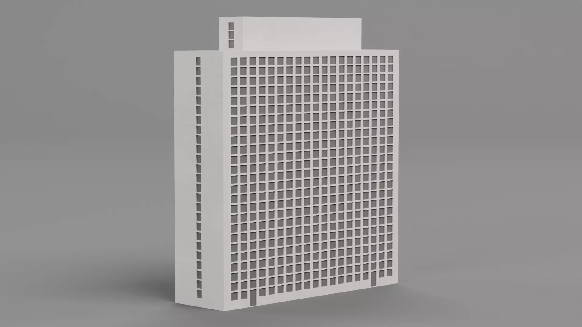 Paper Skyscraper Collection Low-poly 3D model_14