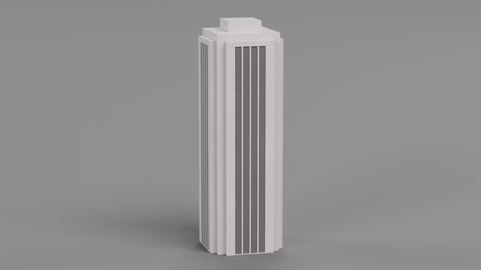 Paper Skyscraper Collection Low-poly 3D model_13