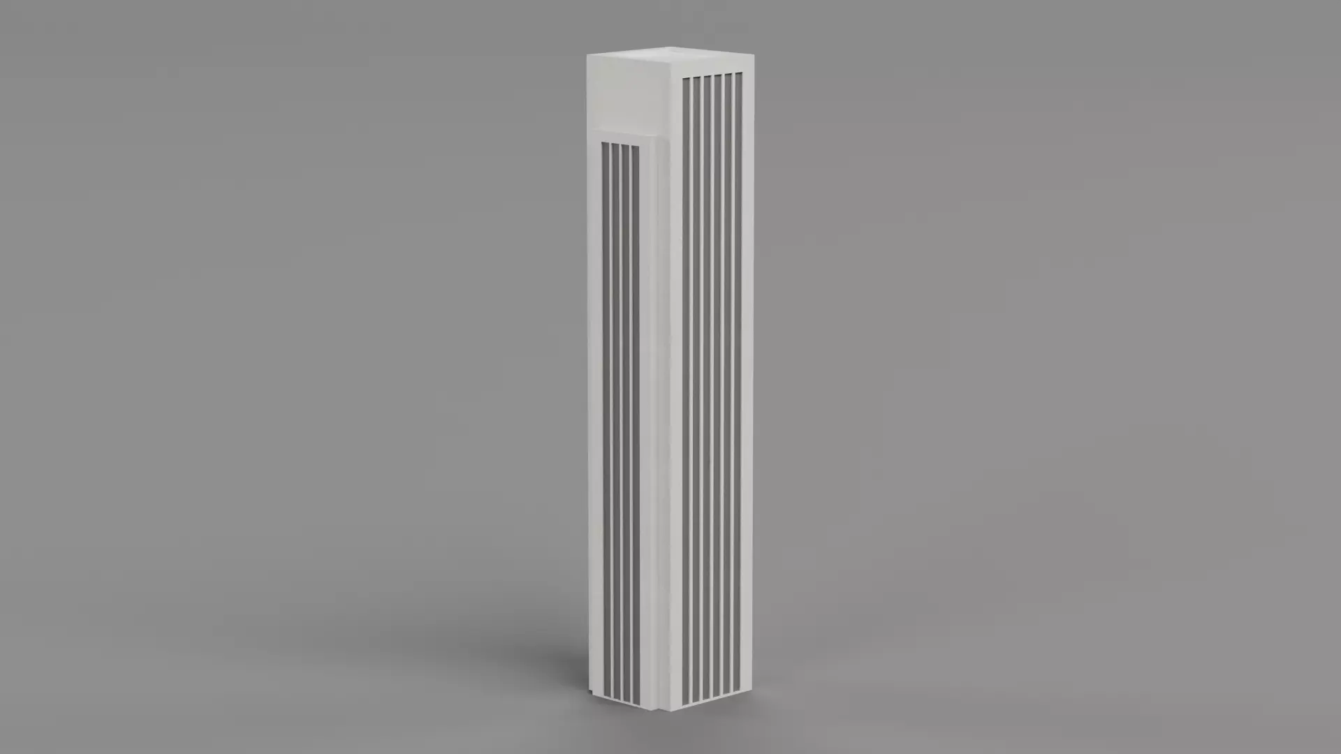 Paper Skyscraper Collection Low-poly 3D model_12