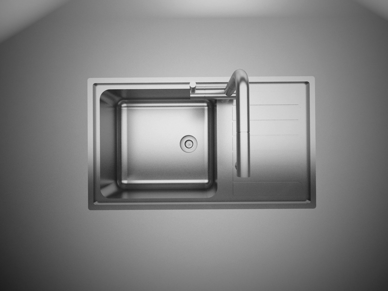 Sink Smeg Steel LGM861S-2 3D model_4