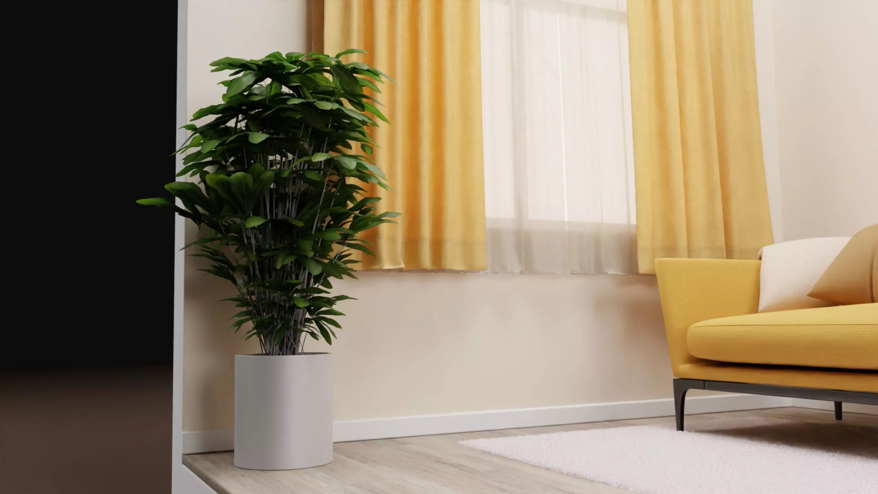 Living room 3D model_2