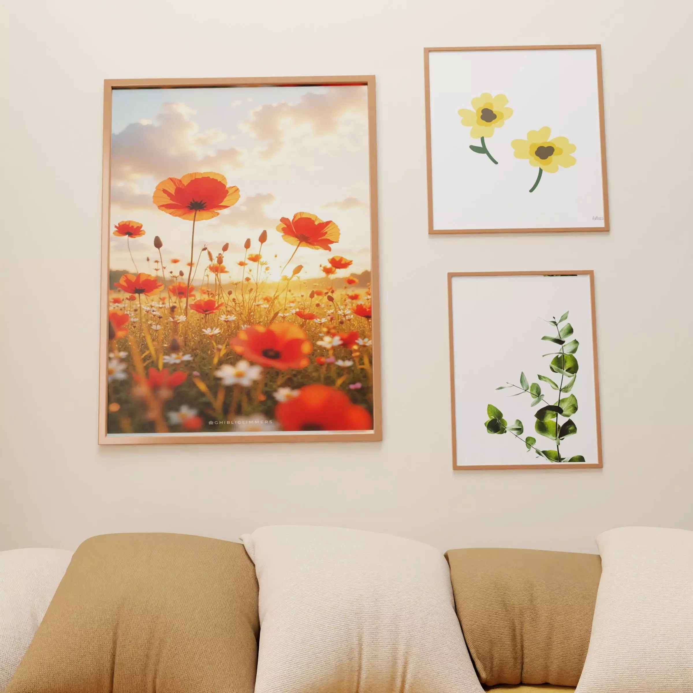 Living room 3D model_3