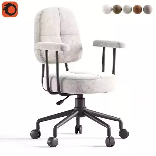 Leathaire Upholstered Office Chair
