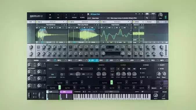 Serum 2 VST Plugin 4K Textures  Realistic Studio Render