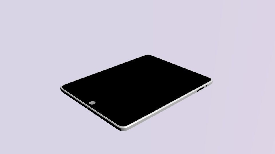 Ipad 1 samsung galaxy tab 3D model_0