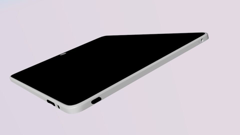 Ipad 1 samsung galaxy tab 3D model_1