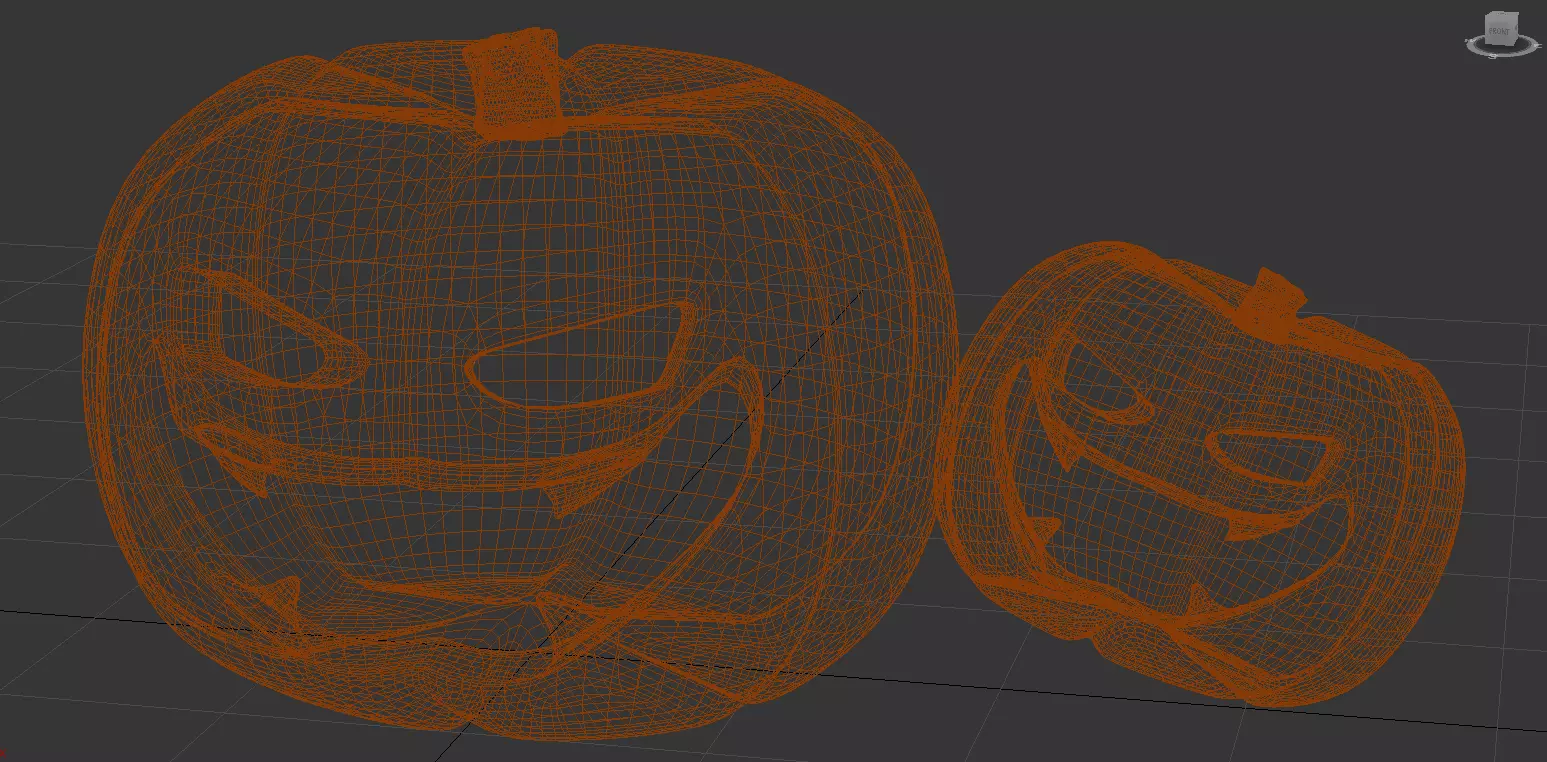 Halloween Pumpkin 3D Printable Model CGTrader Challenge 2025 Free 3D print model_12