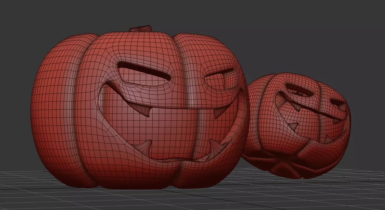 Halloween Pumpkin 3D Printable Model CGTrader Challenge 2025 Free 3D print model_9