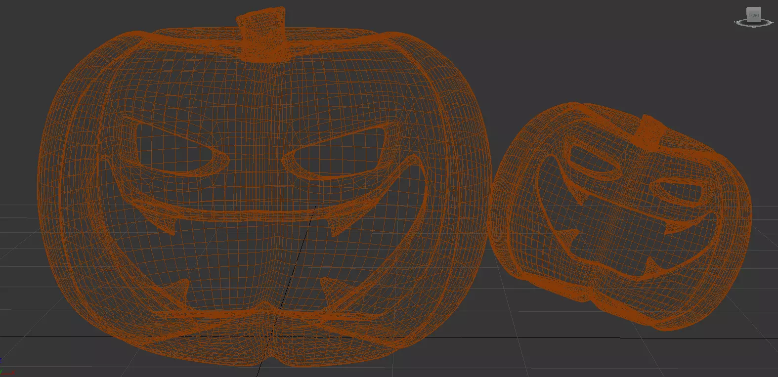 Halloween Pumpkin 3D Printable Model CGTrader Challenge 2025 Free 3D print model_8