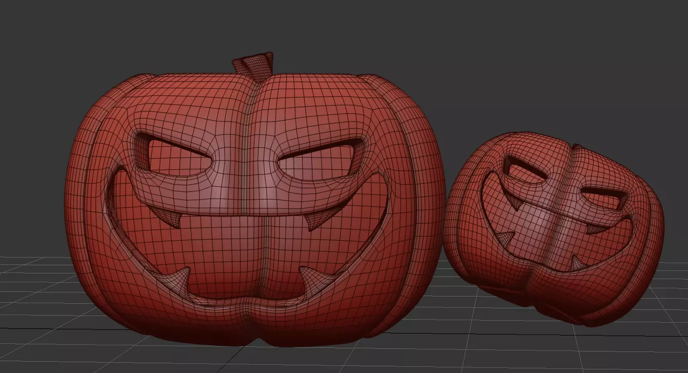 Halloween Pumpkin 3D Printable Model CGTrader Challenge 2025 Free 3D print model_7