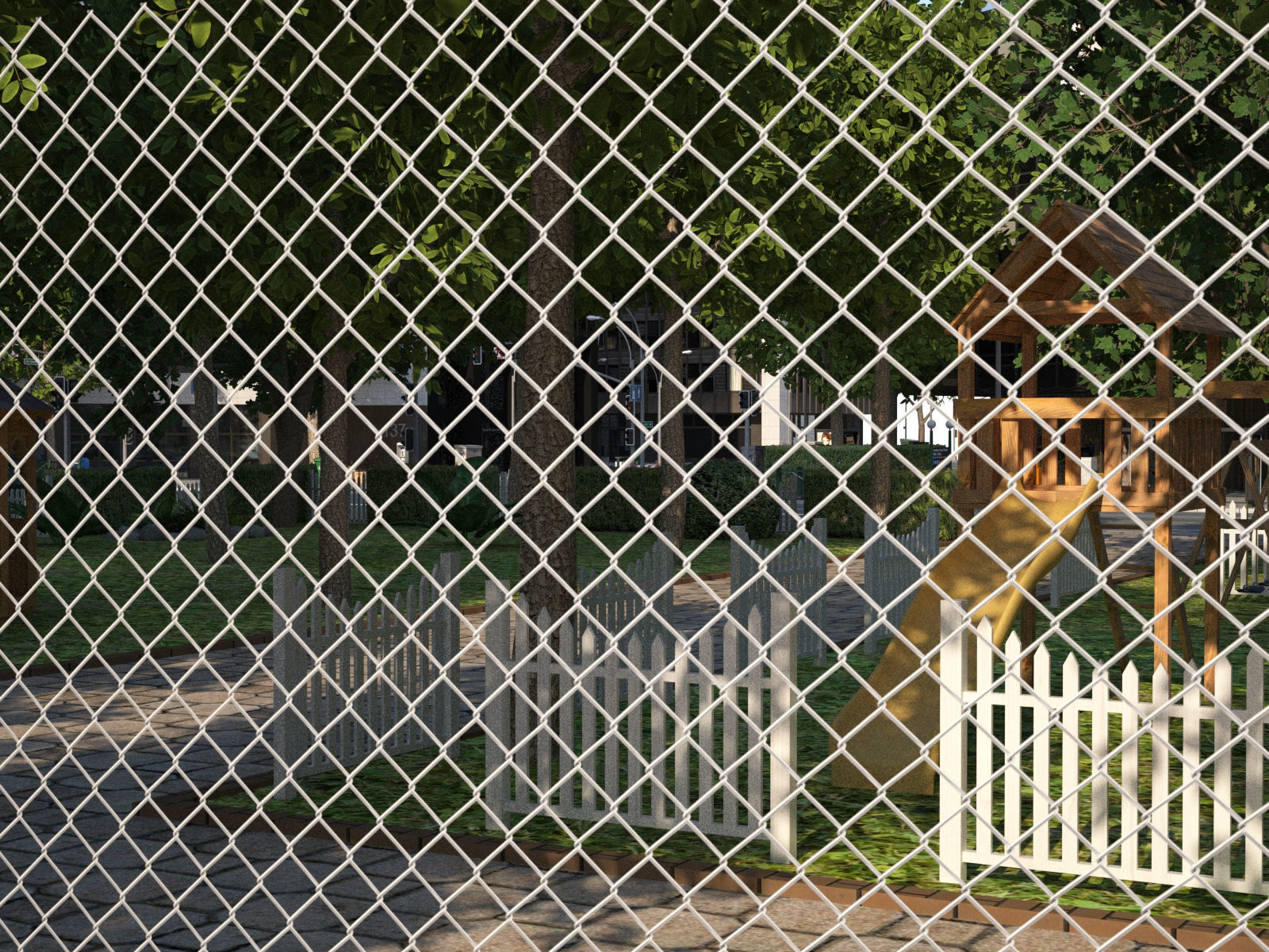 Dunkel City Low-poly 3D model_33