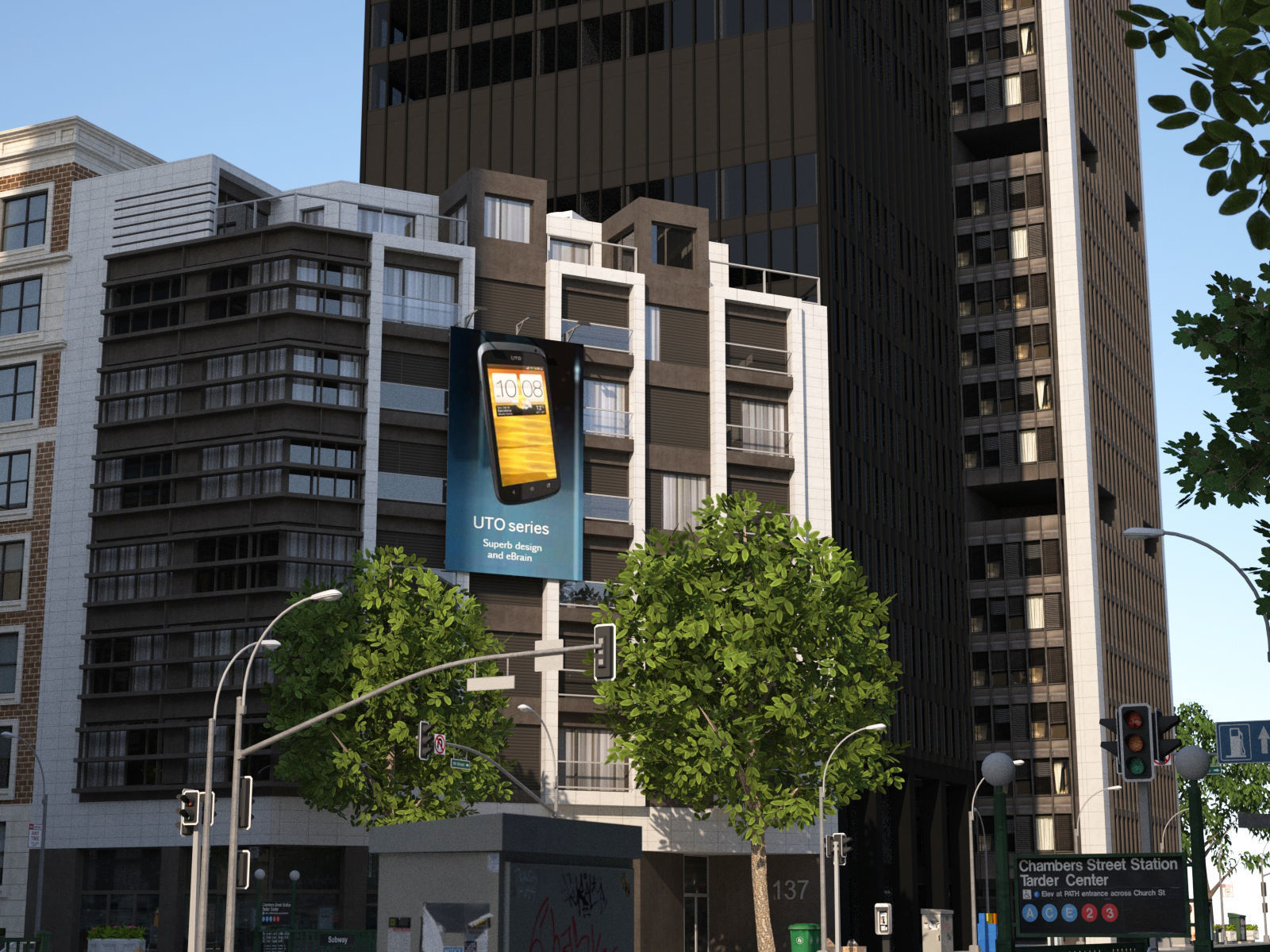 Dunkel City Low-poly 3D model_18