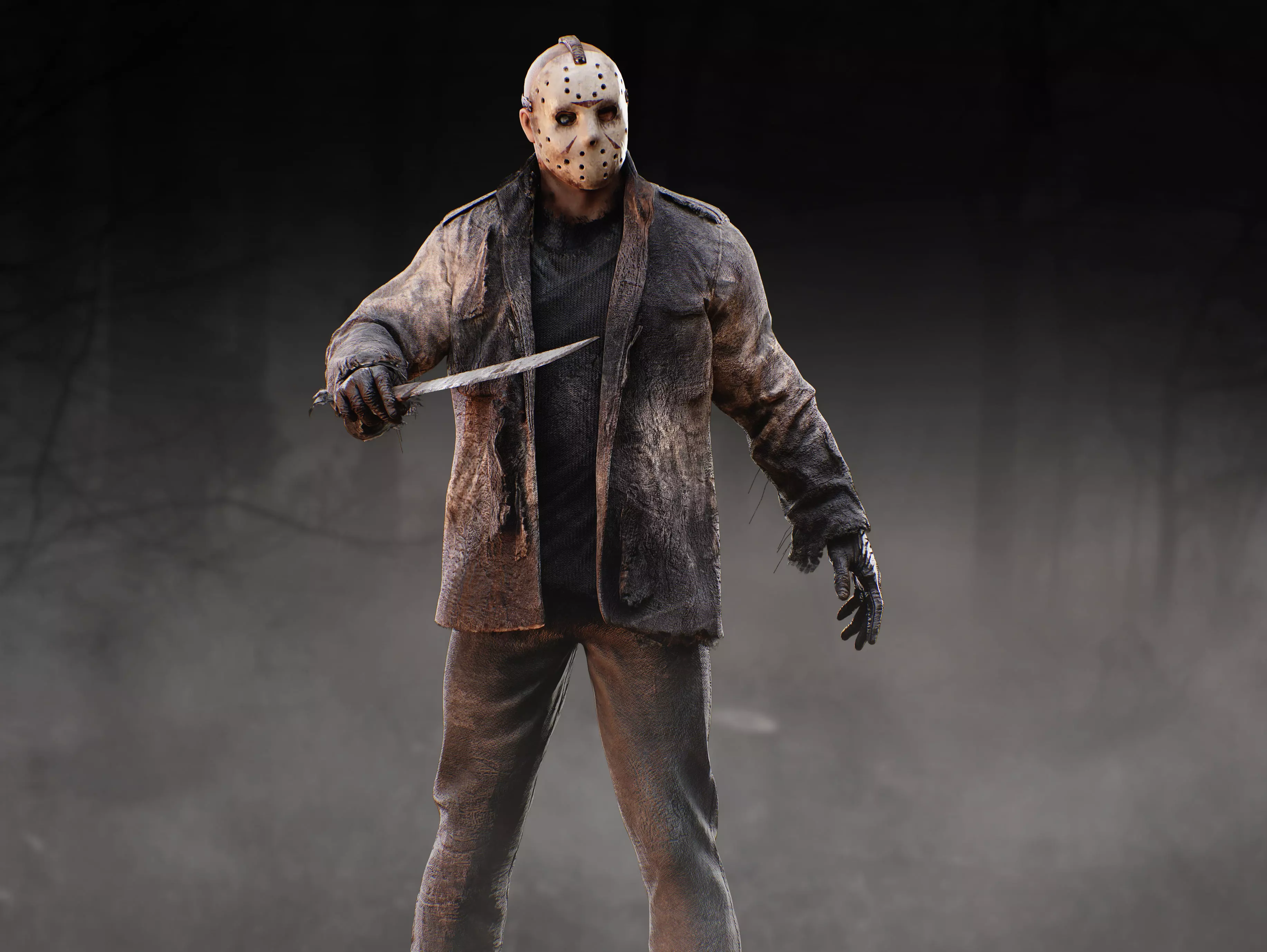 Jason Voorhees Low-poly 3D model_8