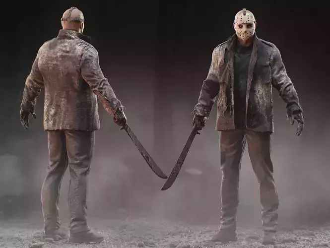 Jason Voorhees Low-poly 3D model Jason Voorhees Low-poly 3D model