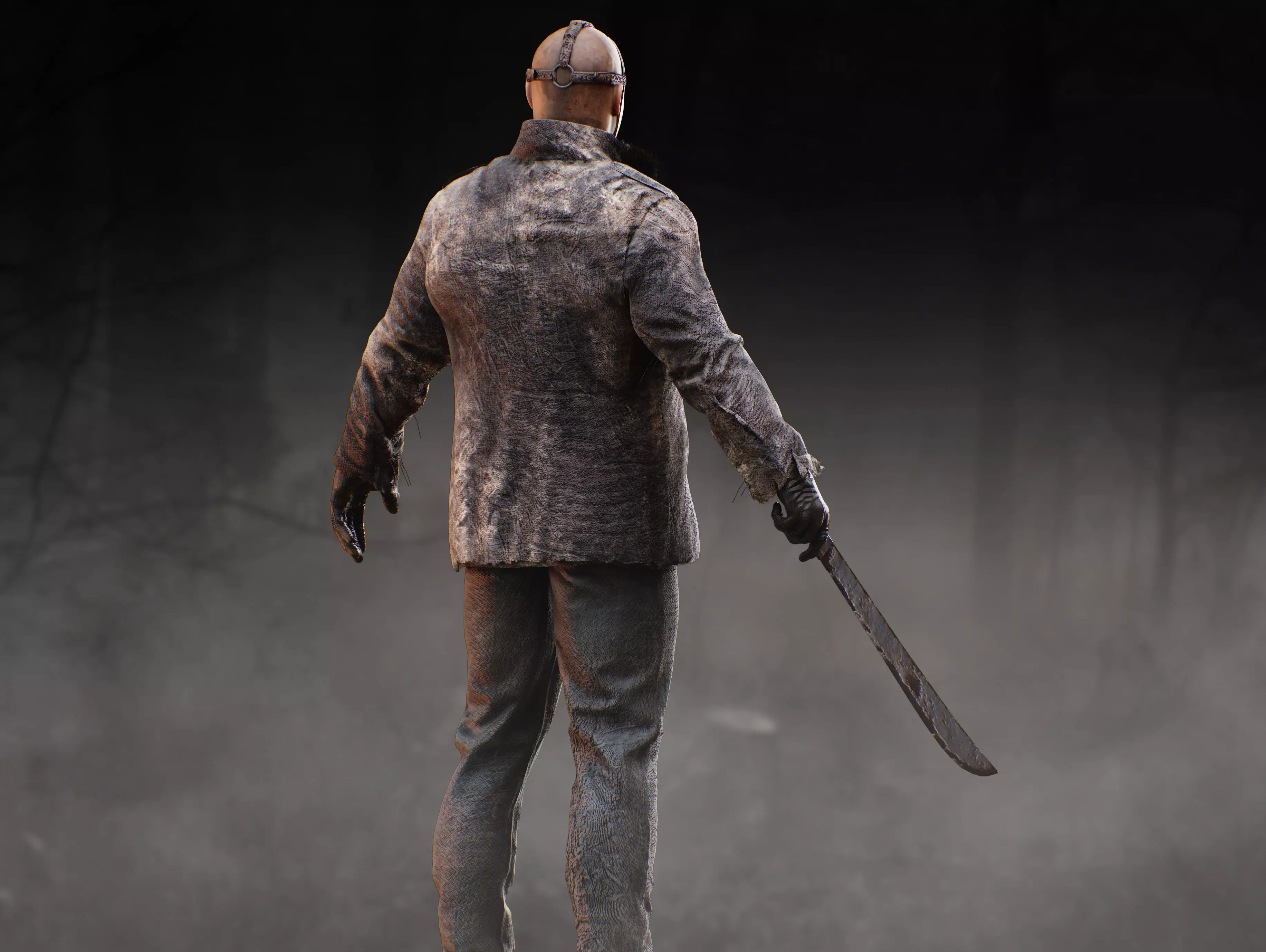 Jason Voorhees Low-poly 3D model_7