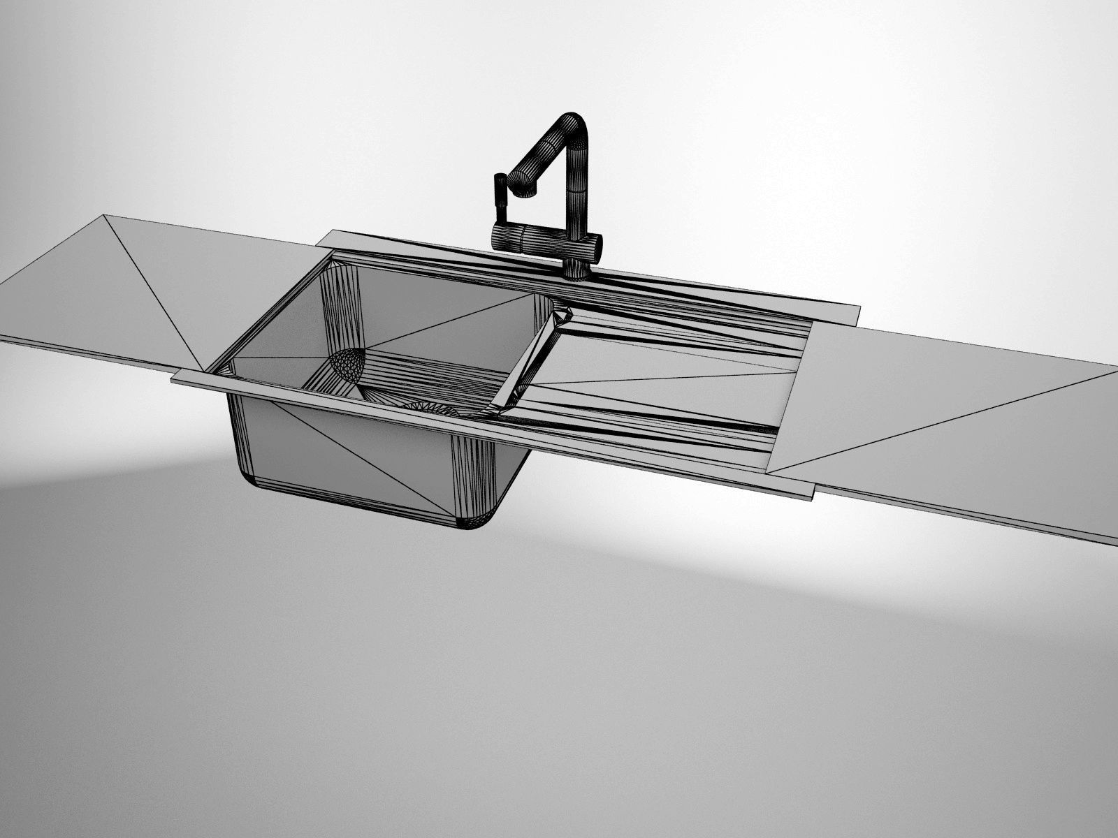 Sink Smeg Steel Model LI91SGD 3D model_4