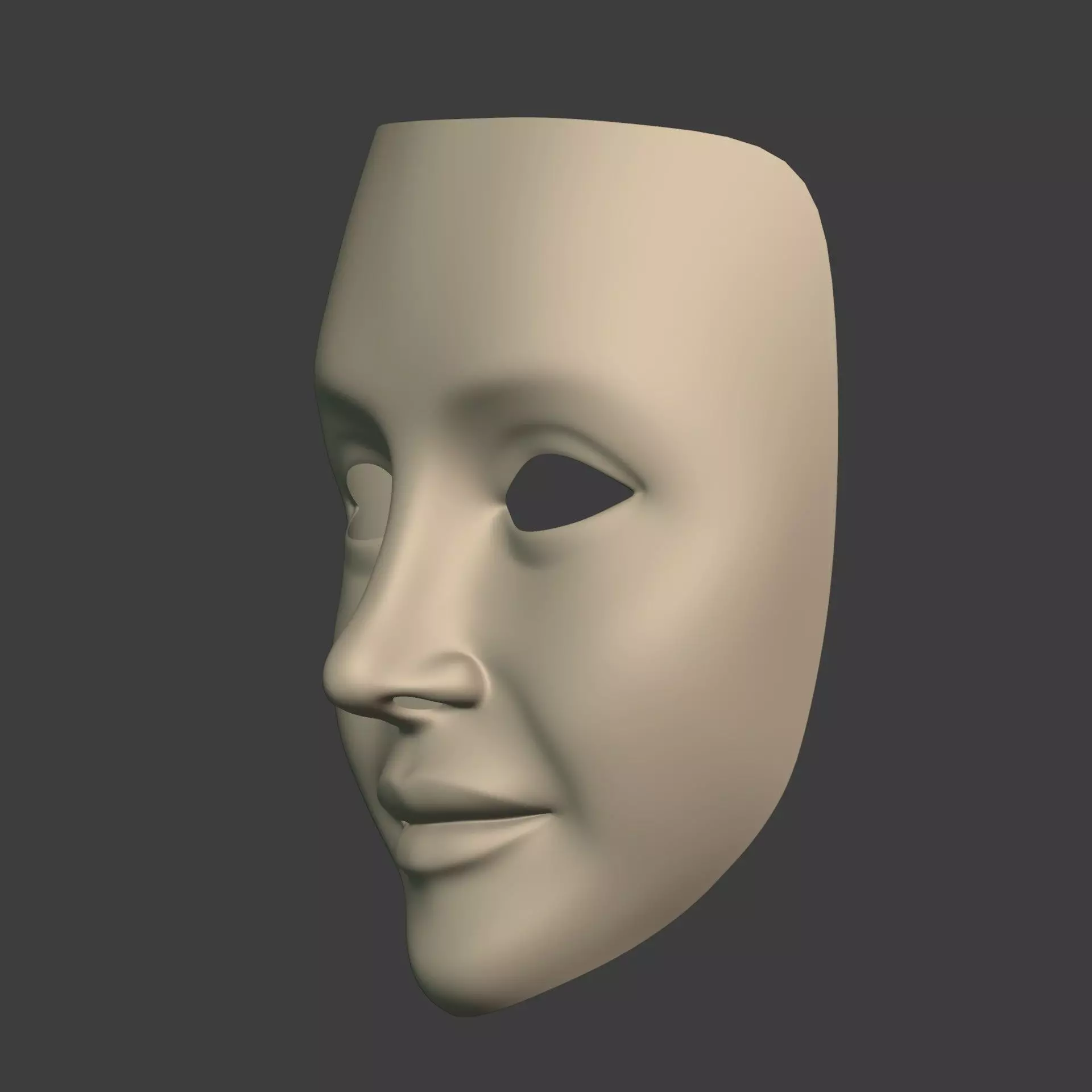 Masks Low-poly 3D model_9