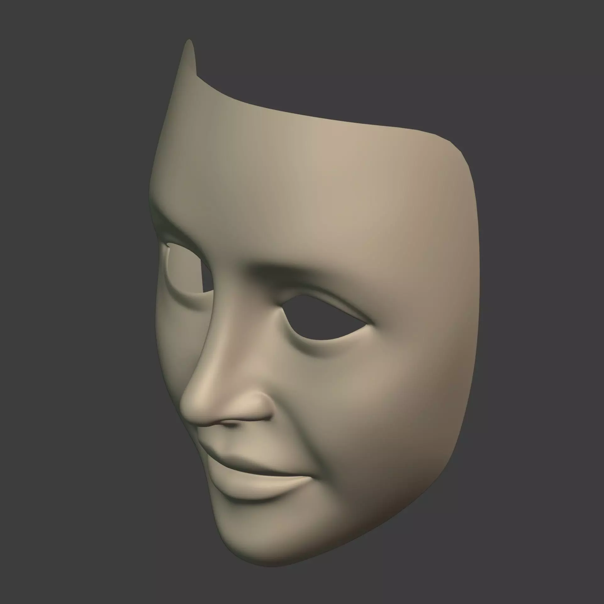 Masks Low-poly 3D model_13