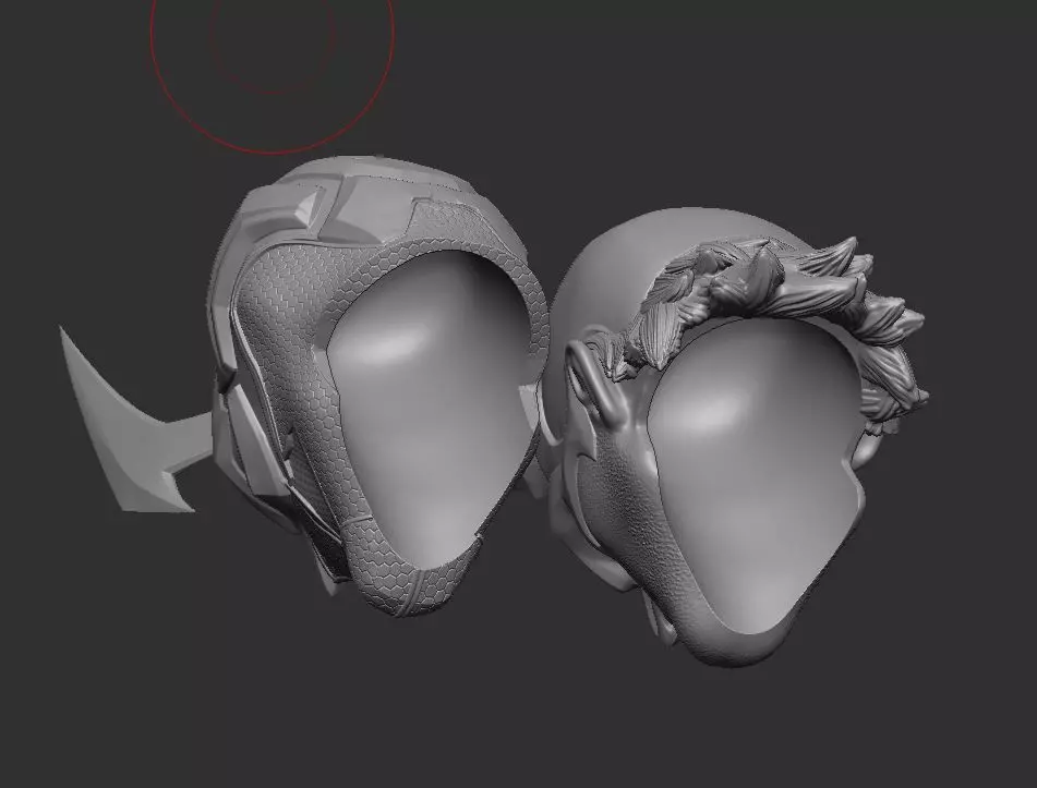 Marvel Rivals Daredevil Headsculpt for Action Figures 3D print model_4