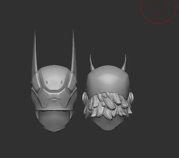 Marvel Rivals Daredevil Headsculpt for Action Figures 3D print model_3