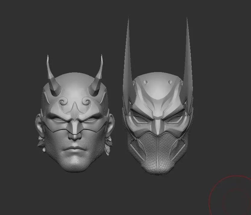 Marvel Rivals Daredevil Headsculpt for Action Figures 3D print model_0