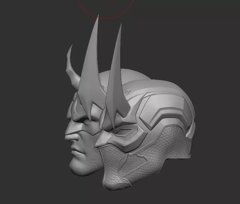 Marvel Rivals Daredevil Headsculpt for Action Figures 3D print model_2