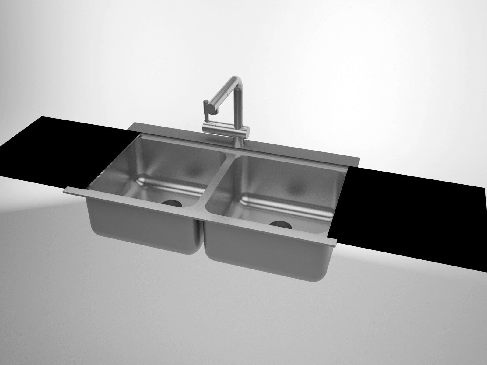 Sink Smeg Steel Model LI92n 3D model_1