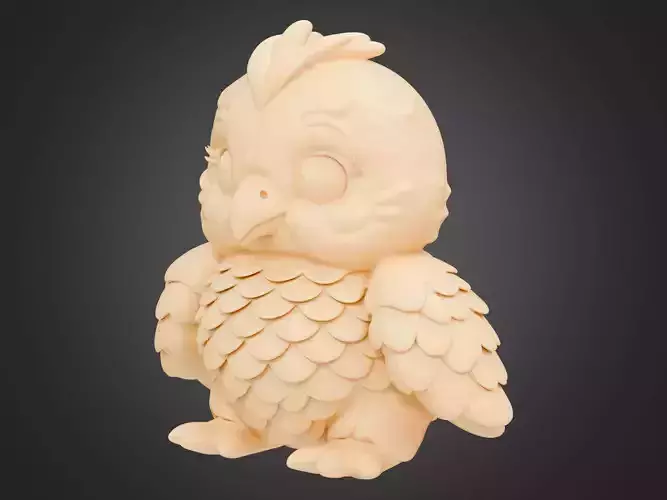 Eagle Plushy Kids Toy 3d print ready